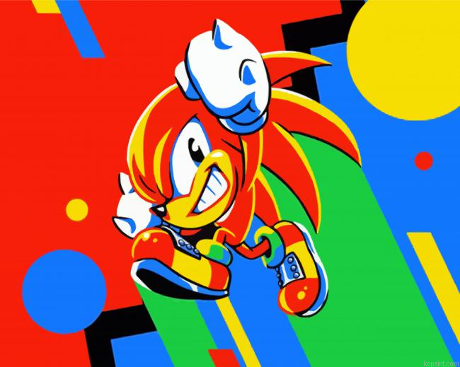Knuckles Animation Painting By Numberss.png