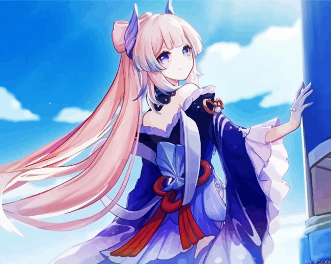 Kokomi Anime Painting By Numberss.png