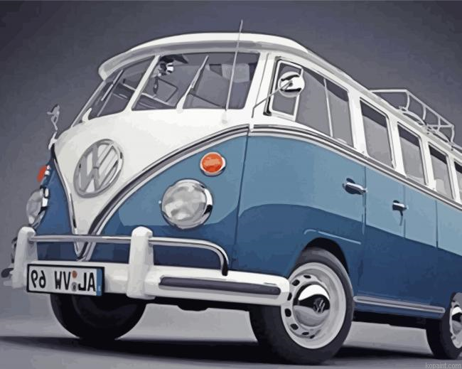 Kombi Blue Van Painting By Numberss.png