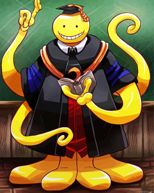 Koro Sensei Anime Painting By Numberss.png
