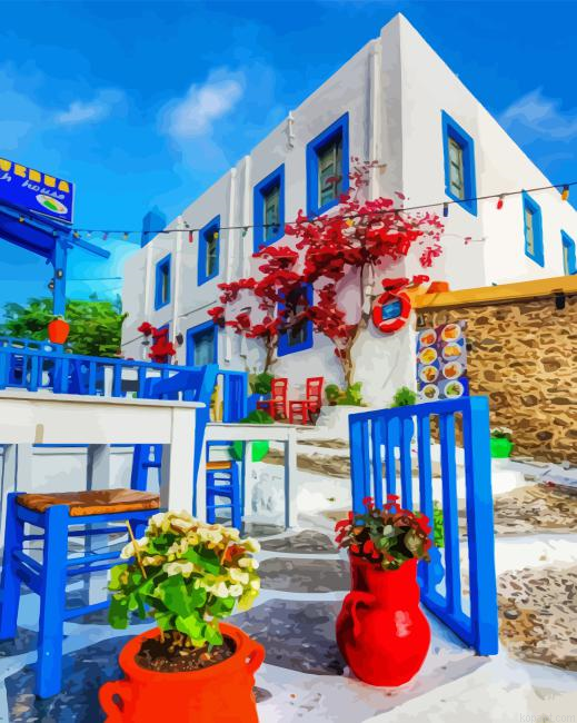 Kos Town Greece Painting By Numberss.png