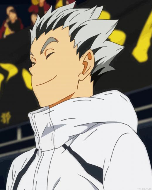 Kotaro Bokuto Haikyuu Paint By Numbers