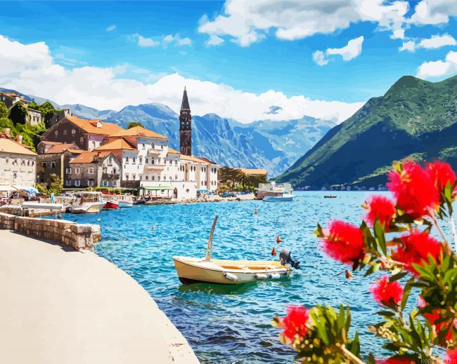 Kotor Montenegro Painting By Numberss.png