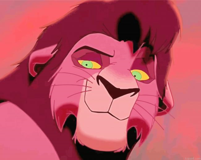 Kovu The Lion King Anime Painting By Numberss.png