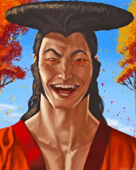 Kozuki Oden Smiling Painting By Numberss.png