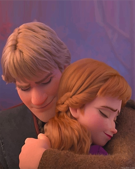 Kristoff And Anna New Painting By Numberss.png