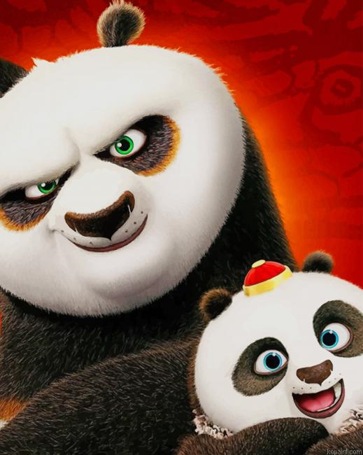 Kung Fu Panda Disney Painting By Numberss.png