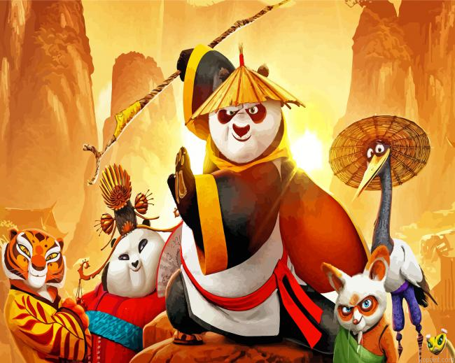 Kung Fu Panda Painting By Numberss.png