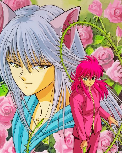 Kurama Yu Yu Hakusho Painting By Numberss.png