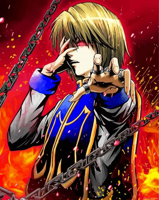 Kurapika Anime Painting By Numberss.png