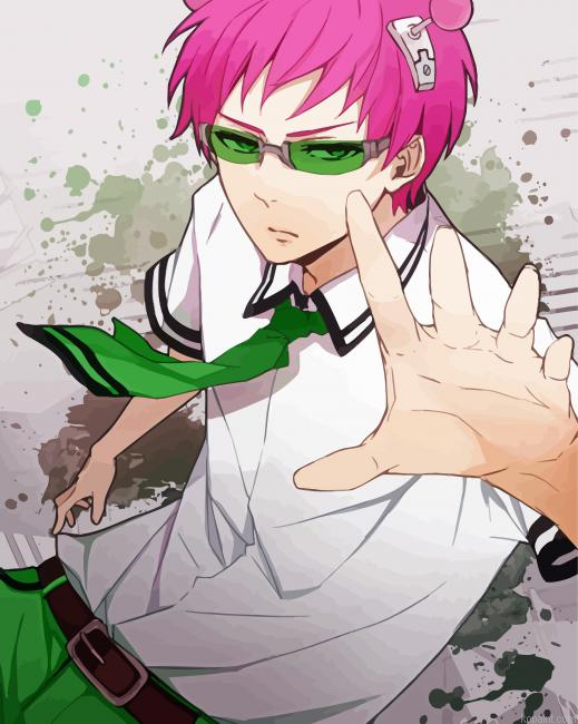 Kusuo Saiki Anime Painting By Numberss.png