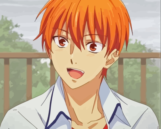 Kyo Sohma Anime Painting By Numberss.png