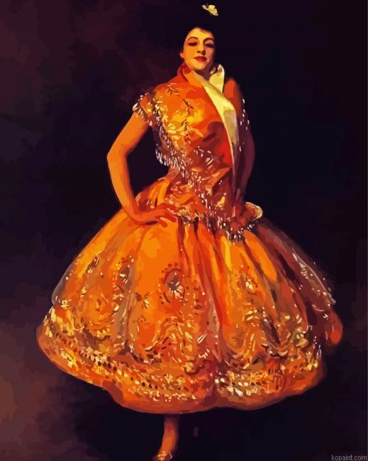 La Carmencita By Sargent Painting By Numberss.png