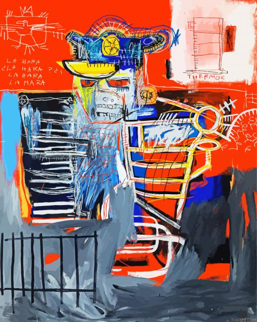 La Hara By Jean Michel Basquiat Painting By Numberss.png