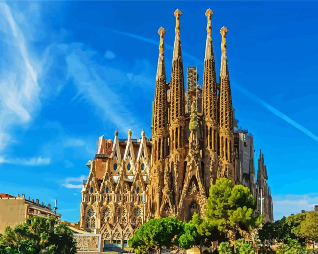 La Sagrada Familia Paint By Numbers