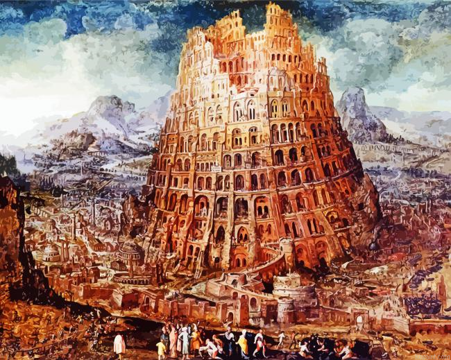 La Tour Du Babel Painting By Numberss.png