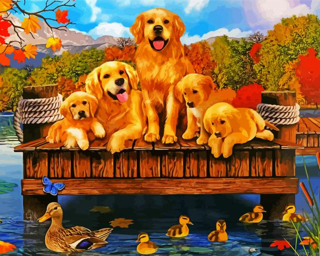 Labrador Family Painting By Numberss.png