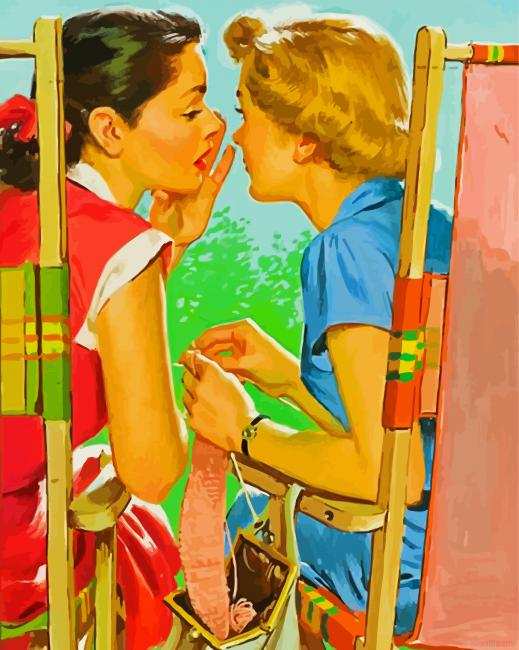 Ladies Talk Paint By Numbers