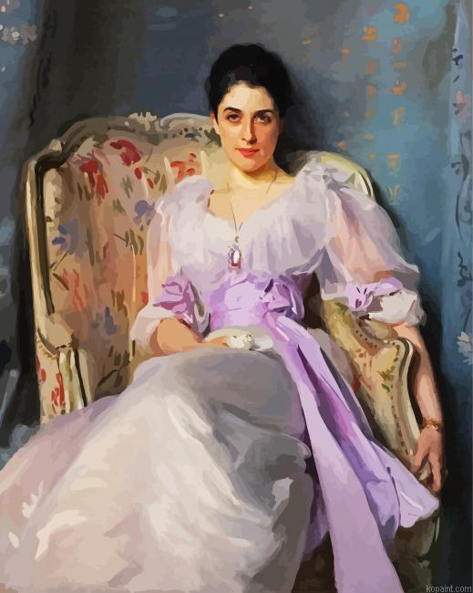 Lady Agnew Of Lochnaw By John Singer Sargent Painting By Numberss.png