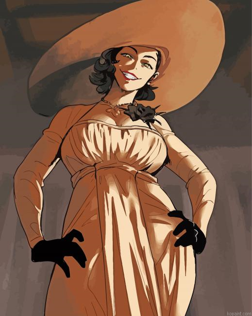 Lady Dimitrescu Art Painting By Numberss.png