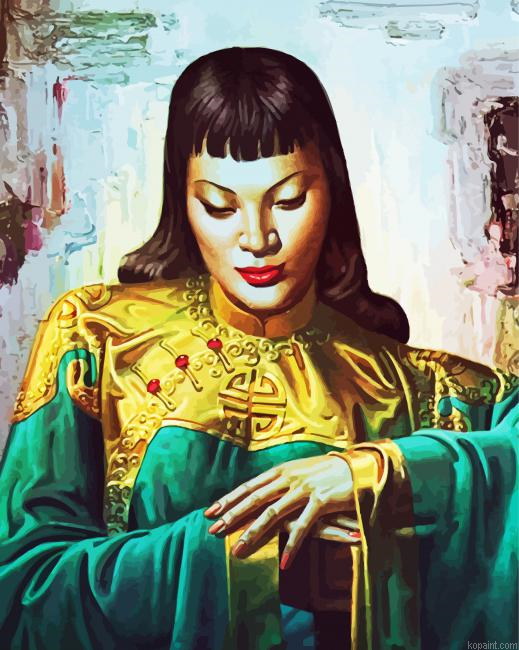 Lady From The Orient Vladimir Tretchikoff Painting By Numberss.png
