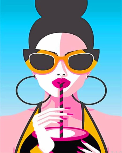Lady Illustration Painting By Numberss.png