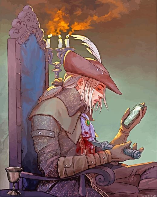 Lady Maria Of The Astral Clocktower Art Paint By Numbers
