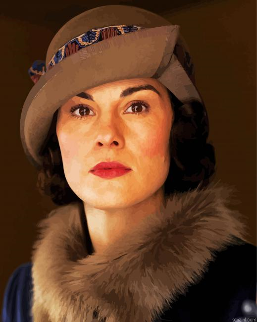 Lady Mary Crawley Character Painting By Numberss.png