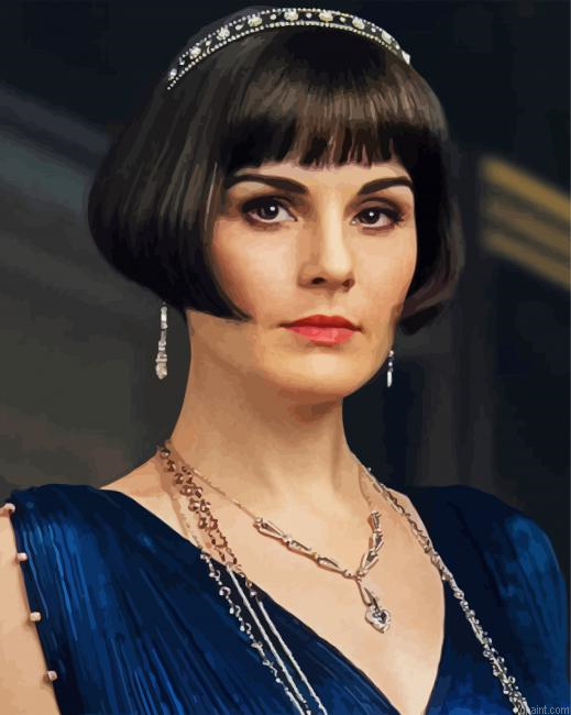 Lady Mary Crawley Painting By Numberss.png