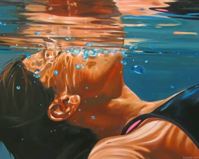 Lady Underwater New Painting By Numberss.png