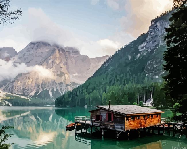 Lake Alps Landscape Painting By Numberss.png