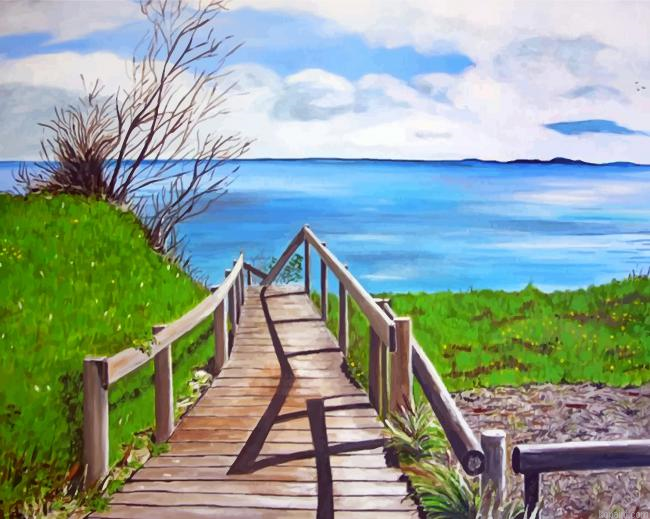 Lake Boardwalk Painting By Numberss.png