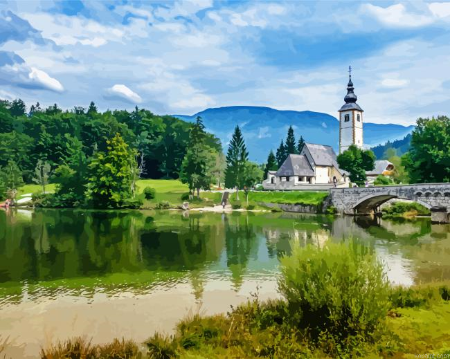 Lake Bohinj Painting By Numberss.png