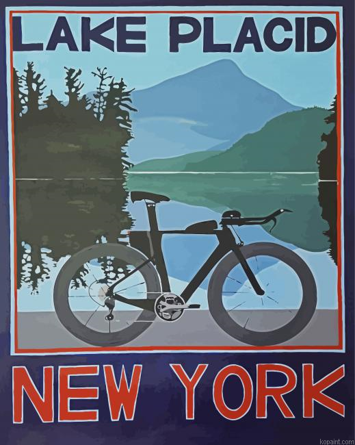 Lake Placid New York Poster Painting By Numberss.png