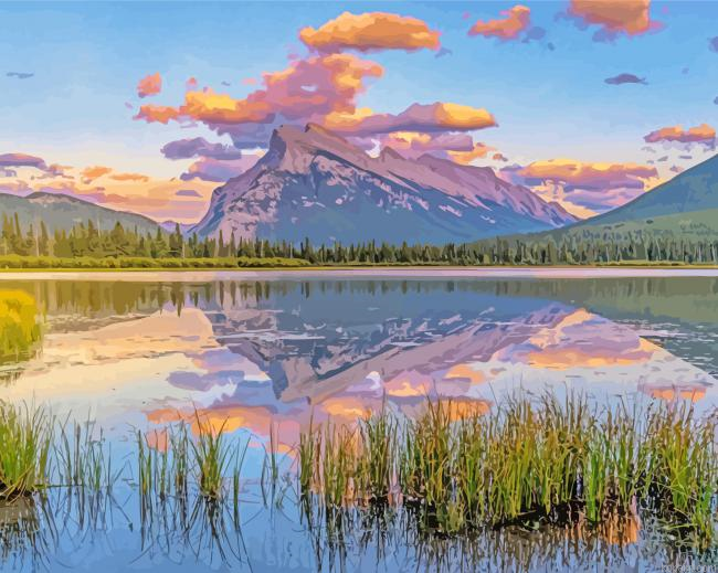 Lake Theme Art Painting By Numberss.png