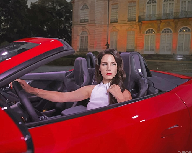 Lana Del Rey Jaguar F Type New Painting By Numberss.png