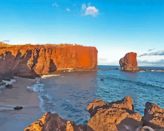 Lanai Island In Hawaii Painting By Numberss.png