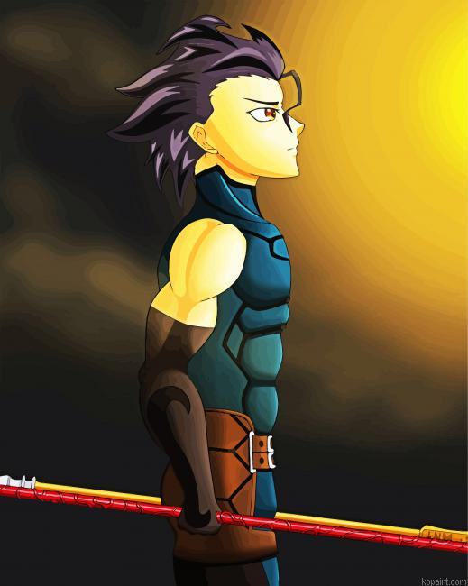 Lancer Anime Boy Painting By Numberss.png