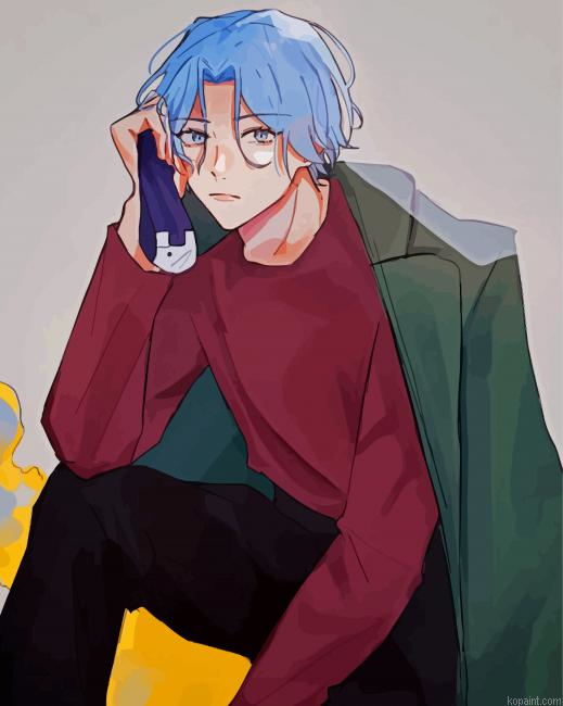 Langa Hasegawa Anime Boy Painting By Numberss.png