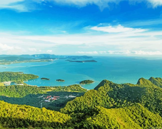 Langkawi Island Seascape Painting By Numberss.png