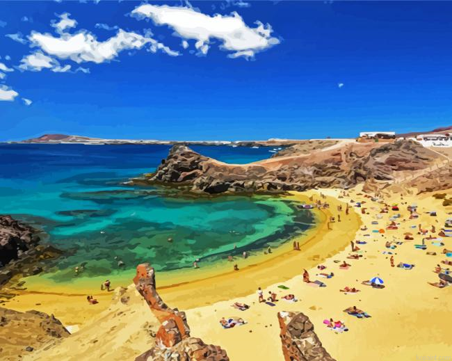 Lanzarote Beach Seascape Painting By Numberss.png