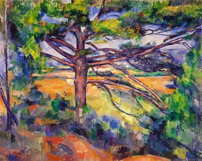 Large Pine Paul Cezane Painting By Numberss.png