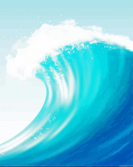 Large Sea Wave Painting By Numberss.png
