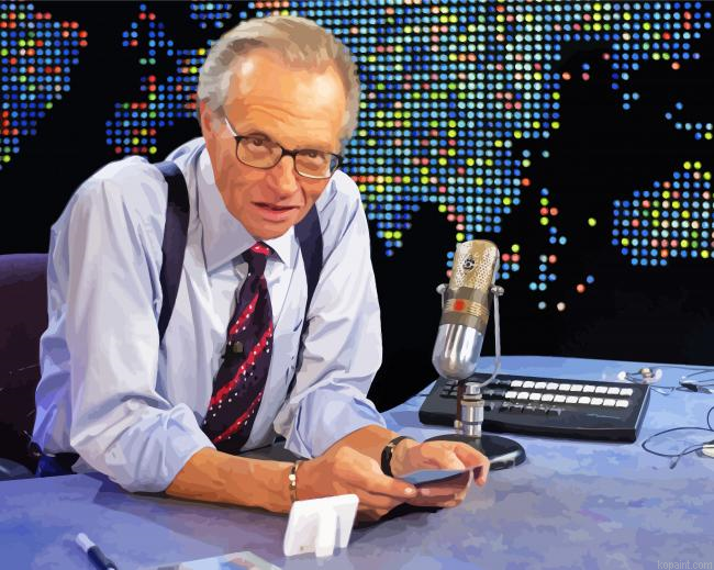 Larry King Talk Tv Show Painting By Numberss.png