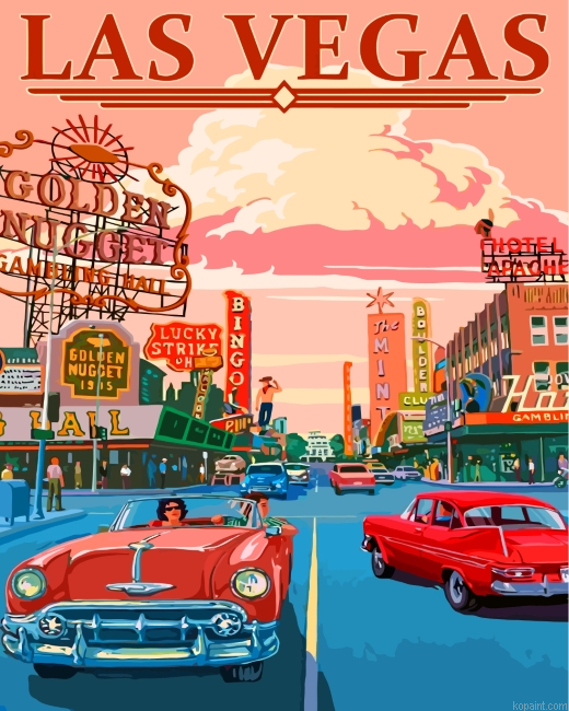 Las Vegas Poster Painting By Numberss.png