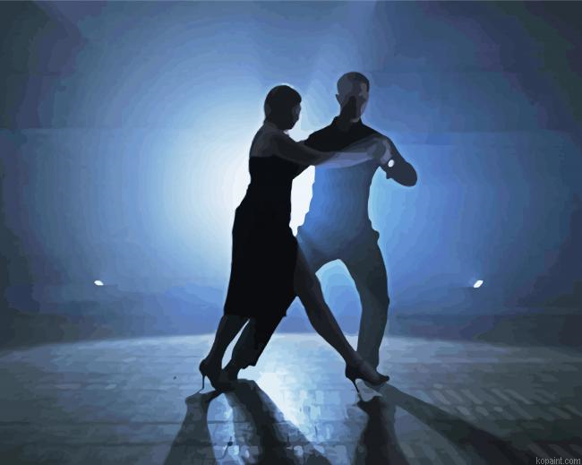 Latin Dancers Silhouette Painting By Numberss.png
