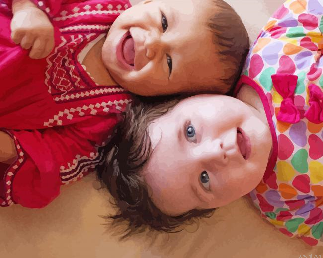 Laughing Children Painting By Numberss.png