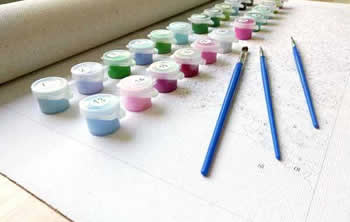 Lay Your Canvas Preferably On A Flat Space
