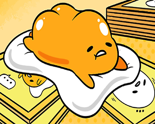 Lazy Egg Gudetama Painting By Numberss.png