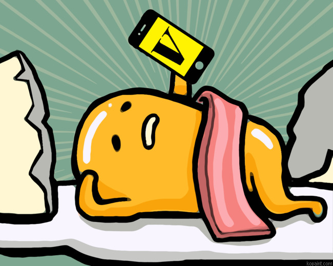 Lazy Gudetama Painting By Numberss.png